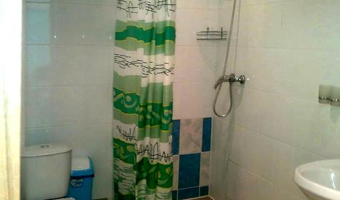 Душ в номерах комфорт Гостиничный комплекс СтефаниРай, с. Тенгинка