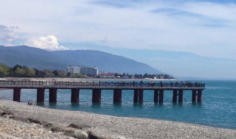 В пятнадцати минутах ходьбы от Частной гостиницы Лидия, Сочи