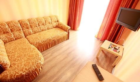 Двухкомнатный люкс. Гостиница Прометей, корпус 2, г. Геленджик, п. Дивноморское