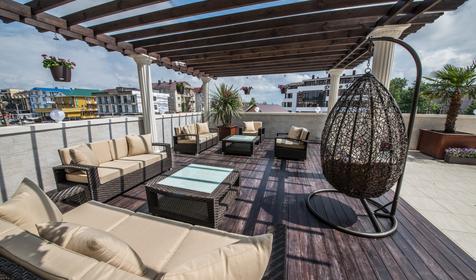 У бассейна. Отель Аврора, г. Анапа, п. Витязево