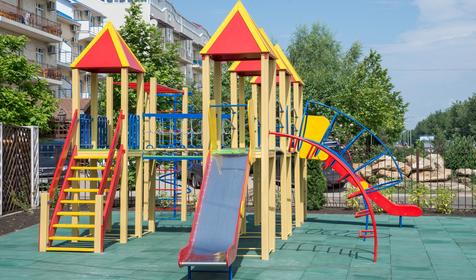 Детская площадка. Отель Аврора, г. Анапа, п. Витязево