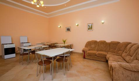 Столовая. Гостиничный дом Домик у реки, г. Геленджик, п. Архипо-Осиповка