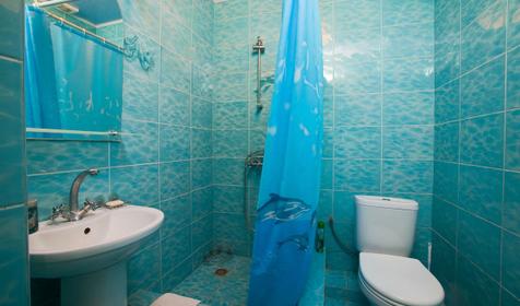 Санузел. Двухместный с удобствами. Гостевой дом Золотая Лилия, Туапсинский р-н, с. Лермонтово