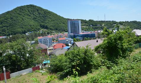 Вид из окна номера. Гостевой дом Маркиза, Туапсинский район, п. Ольгинка