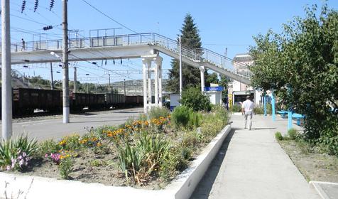Тоннельная. Железнодорожная станция. Новороссийск. Анапа. Верхнебаканский