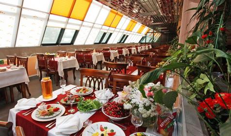 Обеденный зал. Пансионат Ивушка, г. Сочи, Лазаревский район, п. Уч-Дере