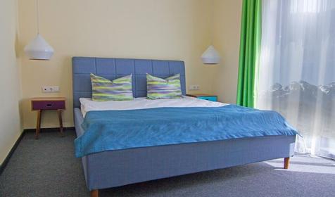 Однокомнатный двухместный номер Double Room. Туристический комплекс ART UP CITY, г. Сочи, Адлерский район, п. Красная Поляна