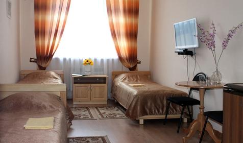 Трехместный стандарт. Гостевой дом Лисья Нора, п. Псебай