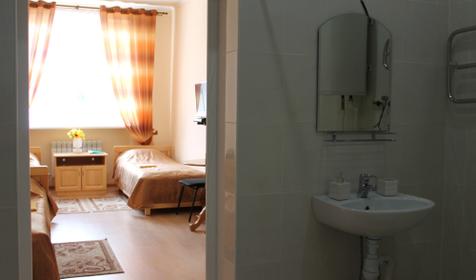 Трехместный стандарт. Гостевой дом Лисья Нора, п. Псебай