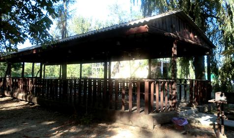 Беседки. База отдыха Лесная, республика Адыгея, Шапшугжское шоссе