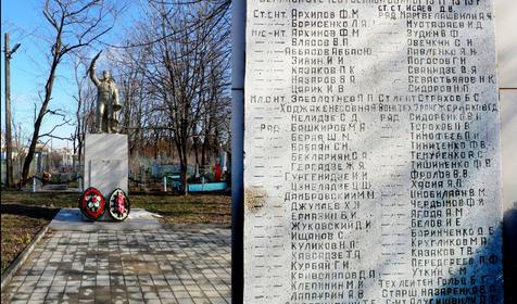 Памятники погибшим. Джигинка. Анапа