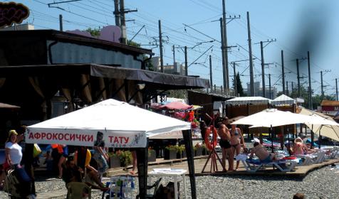 Пляж, г. Адлер