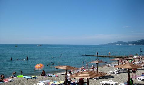 Пляж, г. Адлер