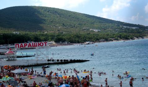 Пляж, п. Кабардинка