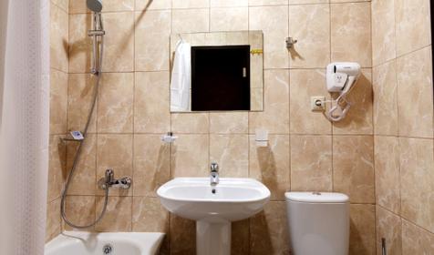 Санузел. Отель Марианна, г. Сочи