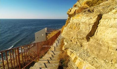 Анапа, пляж "Высокий берег"