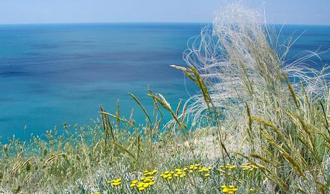 Анапа, пляж "Высокий берег"