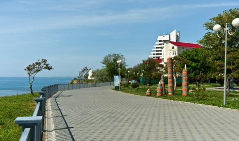 Анапа, пляж "Высокий Берег"