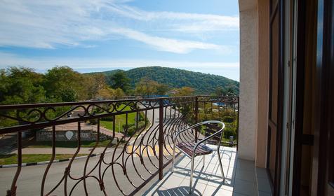 Двухкомнатный номер. Гостиница Кассиопея, г. Геленджик, п. Архипо-Осиповка