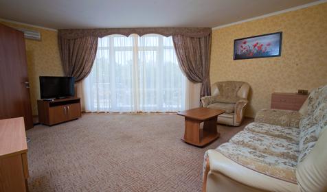 Двухкомнатный номер. Гостиница Кассиопея, г. Геленджик, п. Архипо-Осиповка