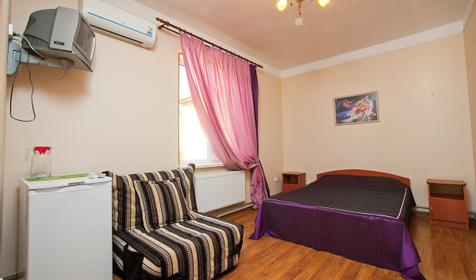 Двухместный с удобствами с доп.местом. Гостевой дом У Харлампыча, г. Геленджик, с. Кабардинка