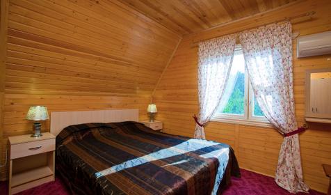 Второй этаж в экодоме. Гостевой дом У Харлампыча, г. Геленджик, с. Кабардинка