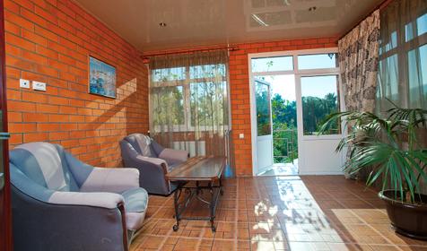 Двухместный с удобствами с доп.местом. Гостевой дом У Харлампыча, г. Геленджик, с. Кабардинка