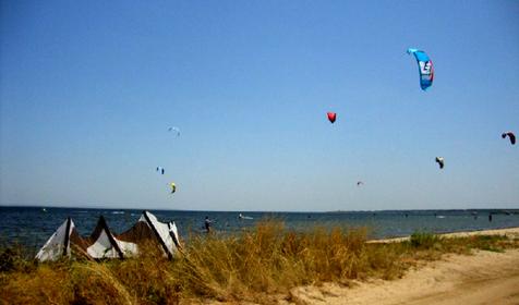 кайтинг в Благовещенской. Анапа