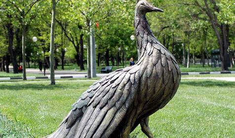 Бронзовый павлин, г. Новороссийск