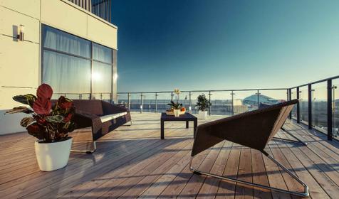 Терраса. Делюкс-отель Русские Сезоны, г. Сочи, Адлерский район