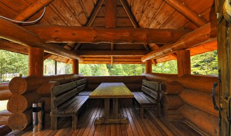 Беседка к бане. Гостиничный комплекс Энэктур. Республика Адыгея, Майкопский район, п. Гузерипль