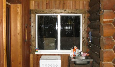 Бревенчатый сруб. Гостевой комплекс Омела, г. Сочи, п. Красная Поляна