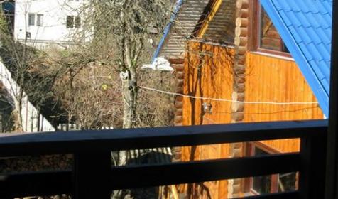 Вид из окна номера Студио. Гостевой комплекс Омела, г. Сочи, п. Красная Поляна