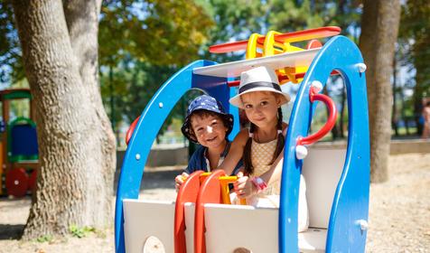 Детская площадка. Пансионат Приморский, г. Геленджик, с. Дивноморское