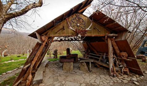 Мангал. Гостевой дом Домики в Лагонаки, ст. Даховская