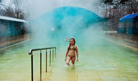 Бассейн №1. База отдыха Кордон, Мостовский район, пос. Мостовской