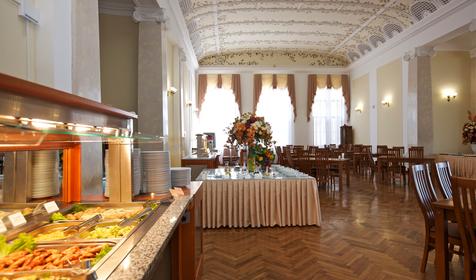 Шведский стол. Клинический санаторий Металлург, г. Сочи