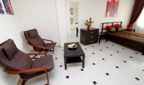 Апартаменты с кухней. Вилла Welcome, Геленджик, п. Криница