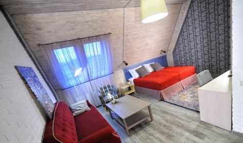 Студия. Гостевой дом KamInn, г. Новороссийск, п. Цемдолина