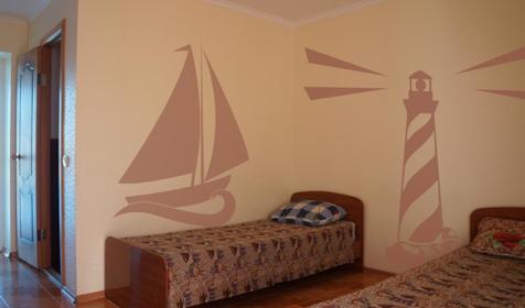 Трех-четырехместный люкс. Отель Боцман, Архипо-Осиповка