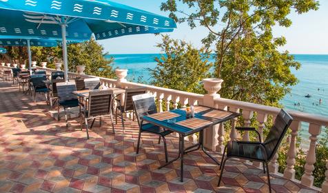 Кафе. Отель Riviera Grand Hotel, Туапсинский район, п. Лермонтово