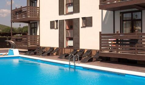 Бассейн. Отель Резиденция Утриш, г. Анапа, п. Сукко