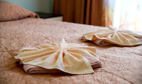 Двухместный полулюкс без балкона. Гостевой дом Атриум, п. Витязево.