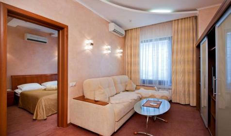 Люкс double улучшенный. Гостиница Юг, г. Краснодар