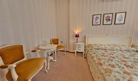 Фирменный люкс на 4 персоны (с видом на море). Гостиница Dolphin, г. Сочи