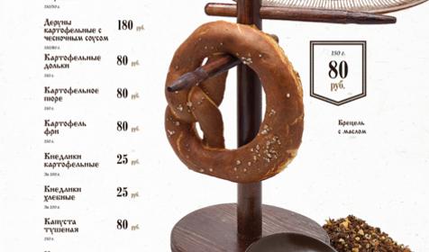 Меню. Ресторан Голова монаха, г. Краснодар