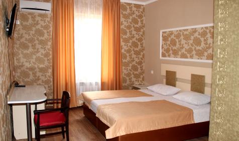 Двухместный стандарт бежевый. Отель Премьер, ст. Голубицкая