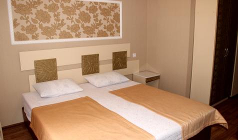 Двухместный стандарт бежевый. Отель Премьер, ст. Голубицкая