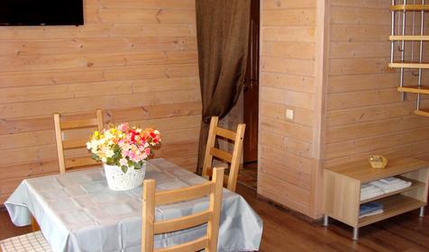 Коттедж двухкомнатный. Гостевой дом Шале Вояж, п. Гузерипль