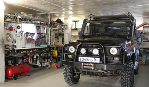 Гараж. Гостевой дом Усадьба Парфенова, пос. Каменномостский